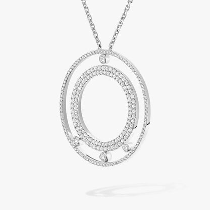 [⭐Novea]Move Romane Long Pave_-Set Diamond Necklace