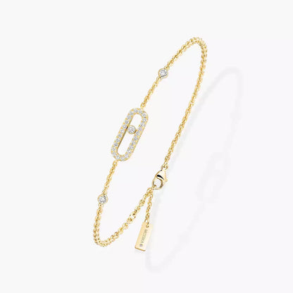 [⭐Novea]Move Uno Diamond Bracelet