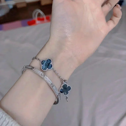[⭐Novea]CLOVER 5 MOTIF PIETERSITE BRACELET COLLECTION