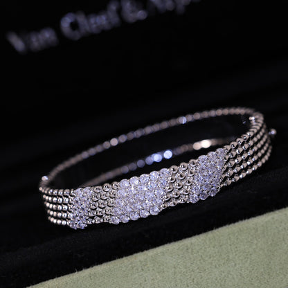 [⭐Novea]  FIVE-ROW DIAMOND BRACELET