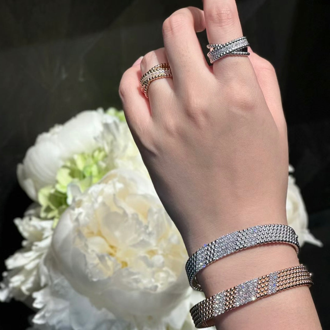 [⭐Novea]  FIVE-ROW DIAMOND BRACELET