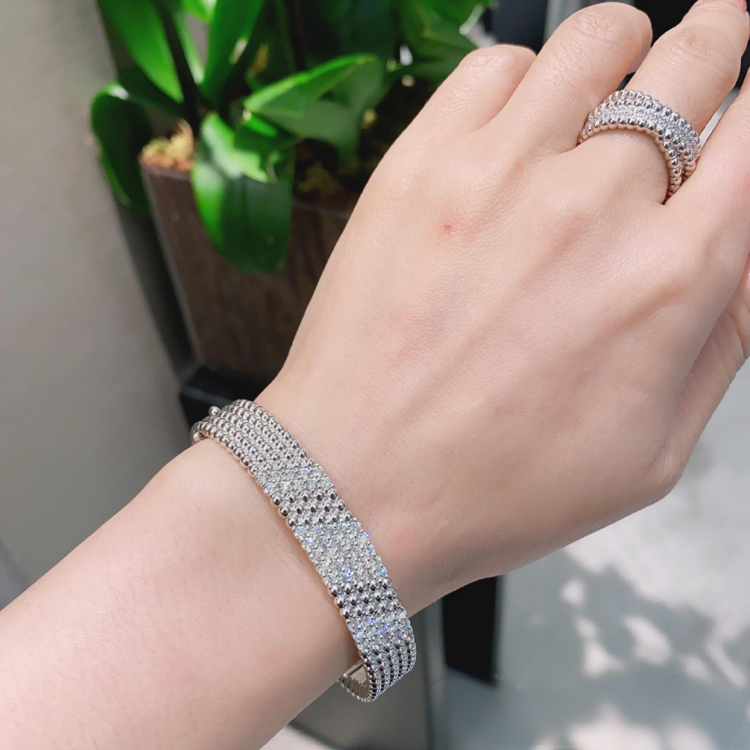 [⭐Novea]  FIVE-ROW DIAMOND BRACELET