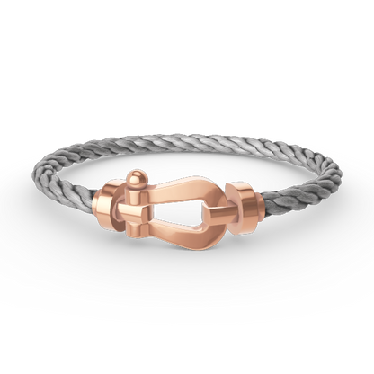 [⭐Novea]FORCE LARGE HORSESHOE NO DIAMOND BRACELET ROSE GOLD