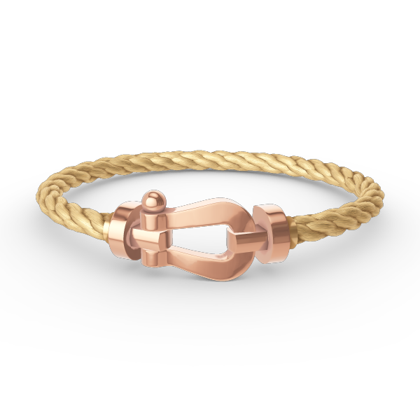 [⭐Novea]FORCE LARGE HORSESHOE NO DIAMOND BRACELET ROSE GOLD