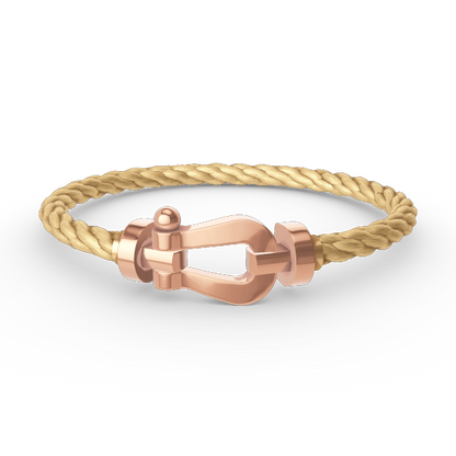 [⭐Novea]FORCE LARGE HORSESHOE NO DIAMOND BRACELET ROSE GOLD