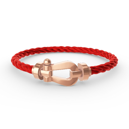 [⭐Novea]FORCE LARGE HORSESHOE NO DIAMOND BRACELET ROSE GOLD