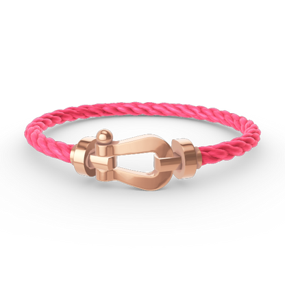 [⭐Novea]FORCE LARGE HORSESHOE NO DIAMOND BRACELET ROSE GOLD