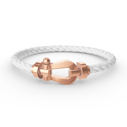 [⭐Novea]FORCE LARGE HORSESHOE NO DIAMOND BRACELET ROSE GOLD