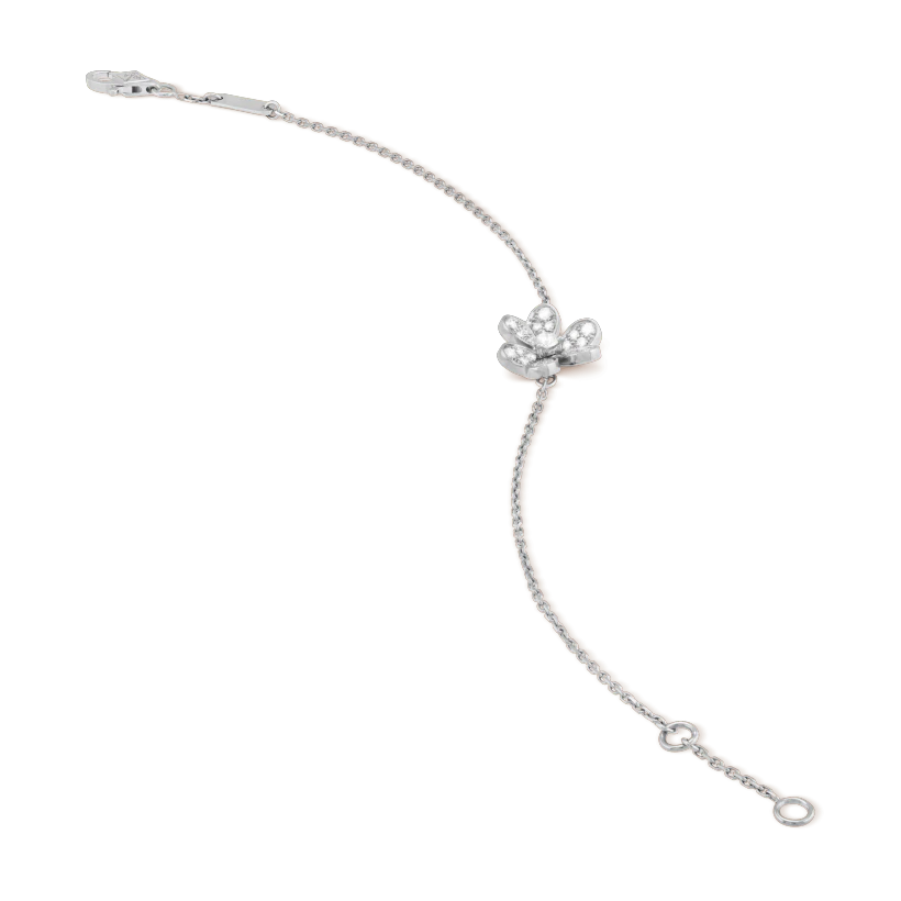 [⭐Novea]FRIVOLE SILVER FLOWER DIAMOND BRACELET
