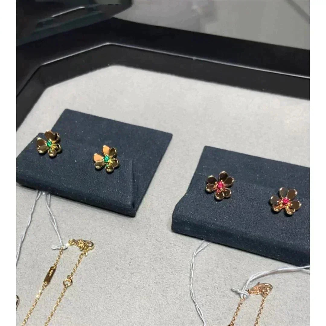 [⭐Novea]FRIVOLE  FLOWER PINK EARRINGS