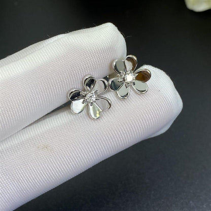 [⭐Novea]FRIVOLE MINI SILVER FLOWER EARRINGS