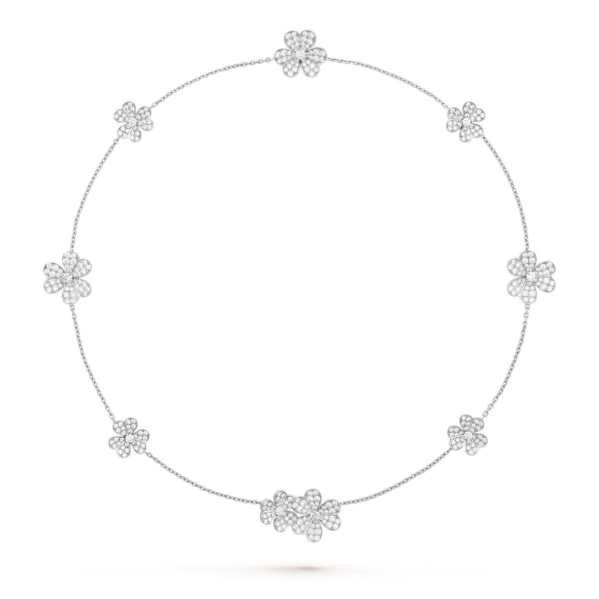 [⭐Novea]FRIVOLE SILVER 9 FLOWERS NECKLACE