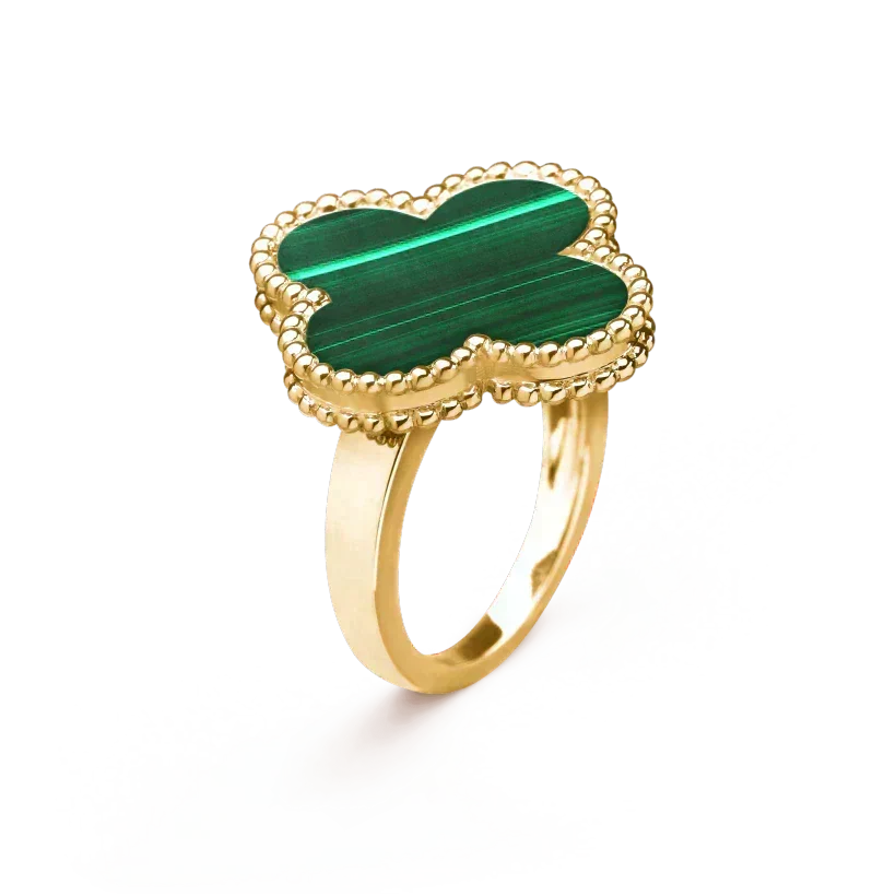 [⭐Novea]CLOVER MALACHITE RING