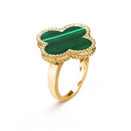 [⭐Novea]CLOVER MALACHITE RING