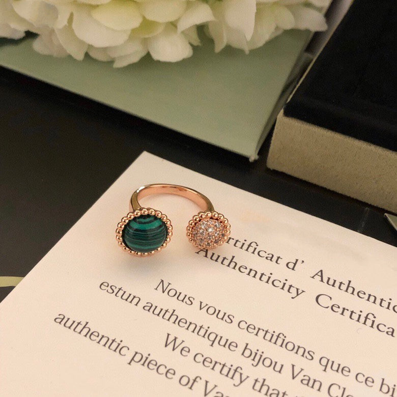 [⭐Novea]PERLEE COULEURS DIAMOND ROSE GOLD BETWEEN THE FINGER RING