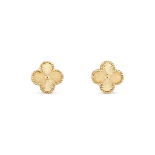 [⭐Novea]CLOVER MEDIUM 1 MOTIFS LASER EARRINGS