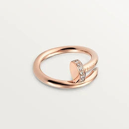 [⭐Novea]JUSTE RING 2.65MM PINK GOLD DIAMOND