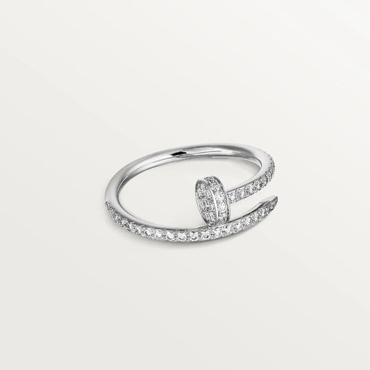 [⭐Novea]JUSTE RING 1.8MM SILVER DIAMONDS